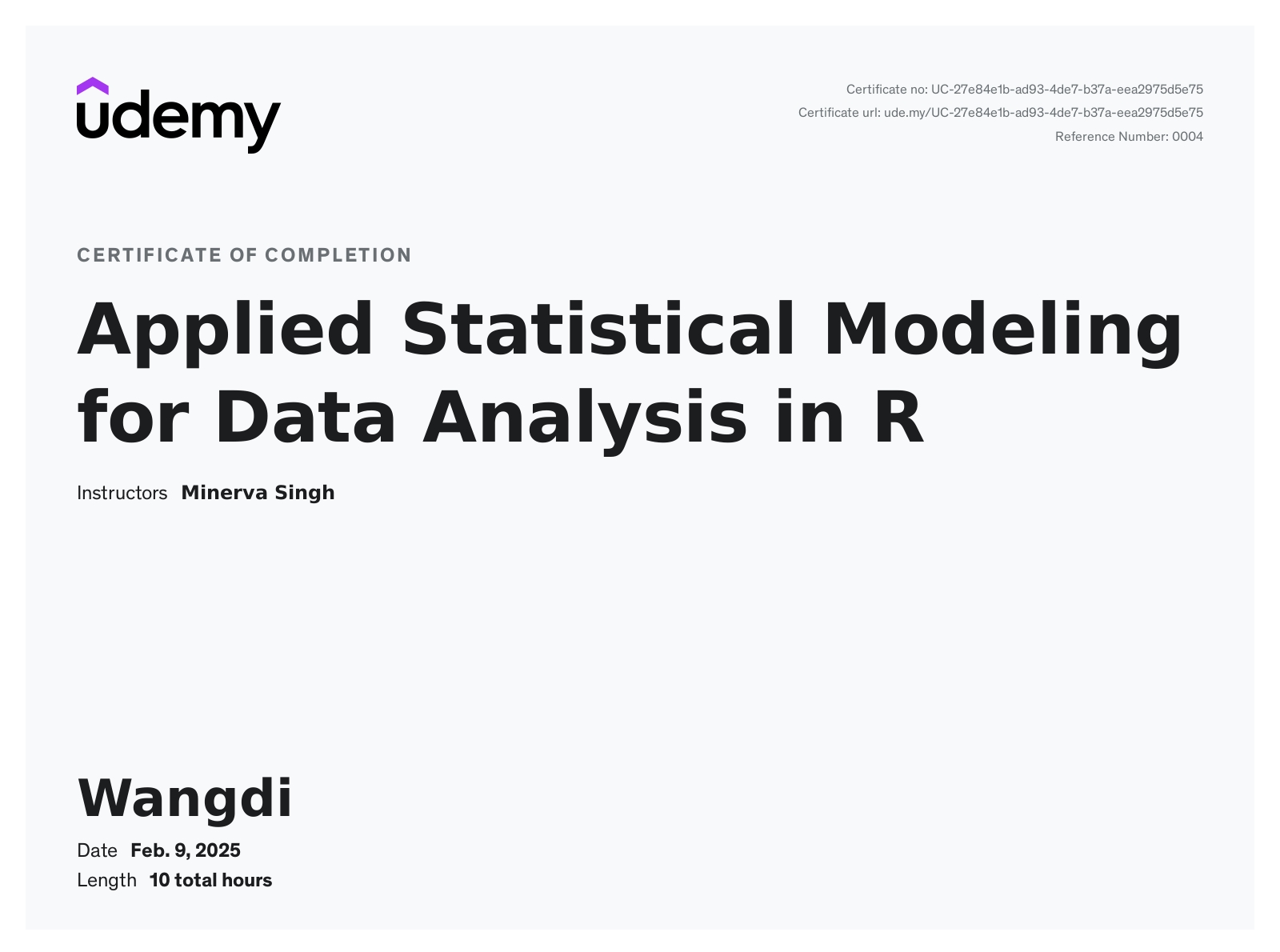 Professional Certification 1